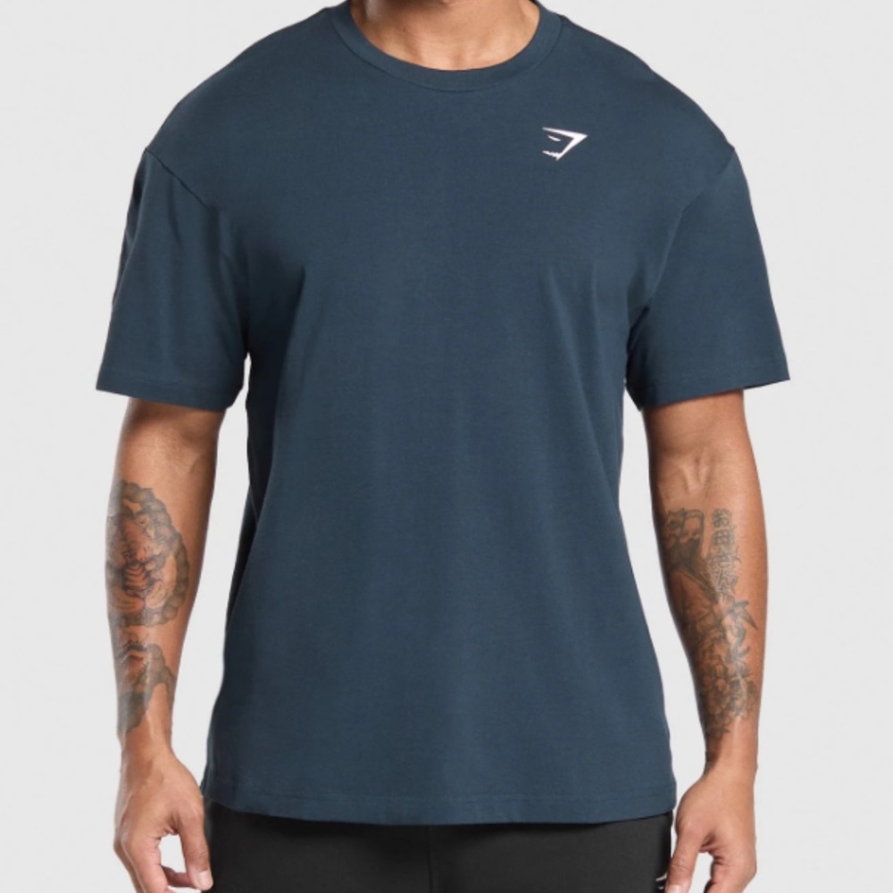 Gymshark Navy Blue Short Sleeve Tee